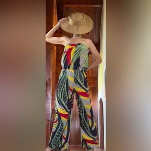 Manuhealiʻi jumpsuit in puamanu print (S)